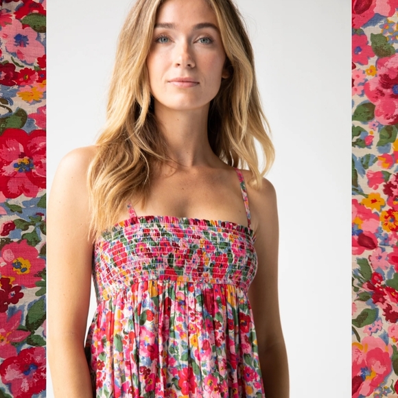 NWT Natural Life Convertible Maxi Skirt Dress Floral Tiered Garden Sz S - Picture 11 of 14